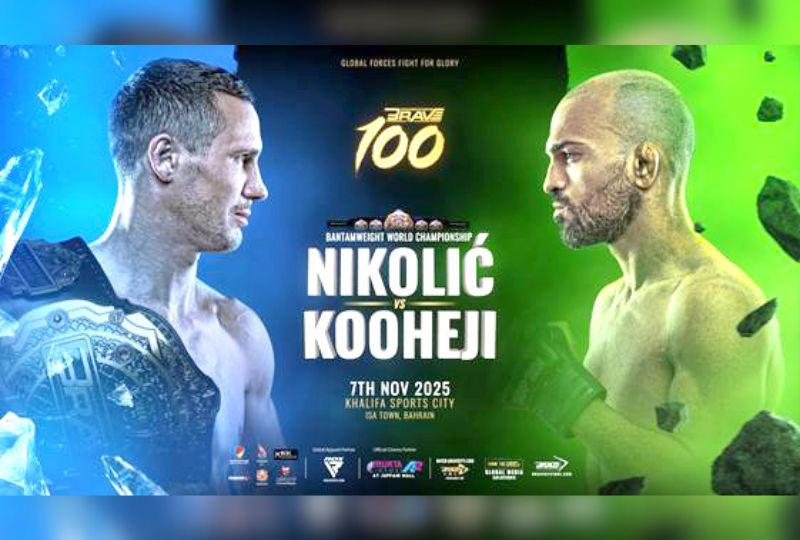 Nikolic and Kooheji set for BRAVE 100 showdown